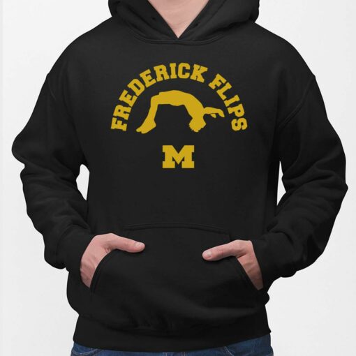 Frederick Flips Michigan Shirt, Hoodie, Sweatshirt, Women Tee