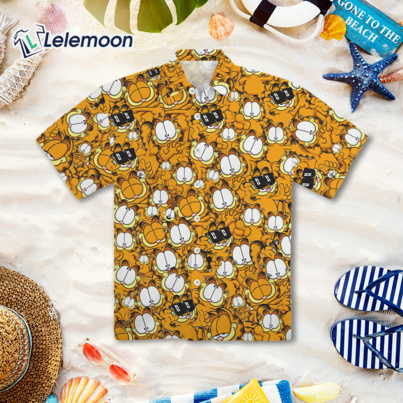 Gay Garfield Hawaiian Shirt Gay Garfield Hawaiian Shirt