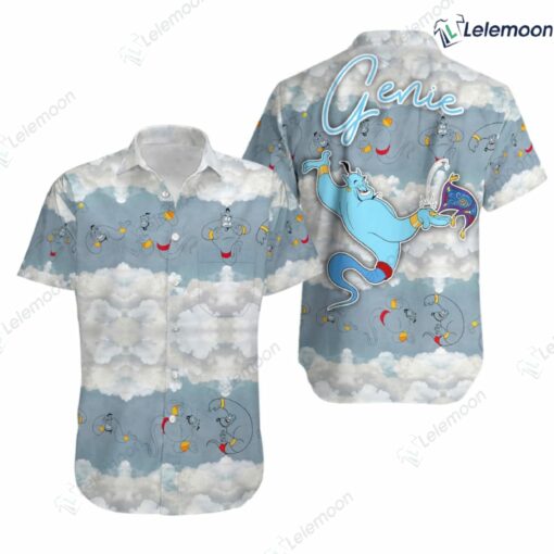 Genie Aladdin Summer Tropical Hawaiian Shirt $36.95