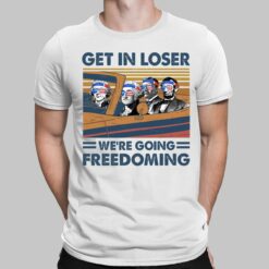 George Washington Abraham Lincoln On A Car Get In Loser We’re Going Freedoming Shirt, Hoodie, Sweatshirt, Women Tee