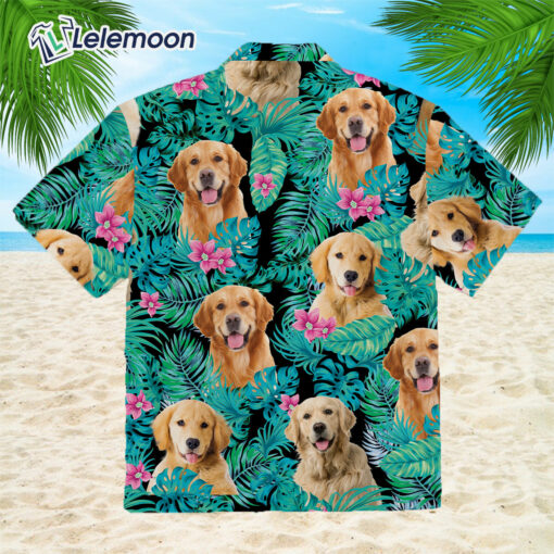 Golden Retriever Hawaiian Shirt $36.95