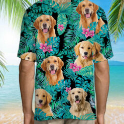Golden Retriever Hawaiian Shirt $36.95