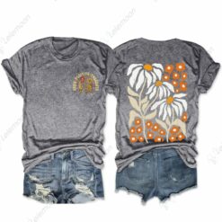 Grow Positive Thoughts Vintage Wildflowers T-shirt