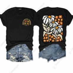 Grow Positive Thoughts Vintage Wildflowers T-shirt