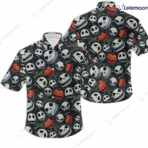 Horror Movie Jack Skellington Hawaiian Shirt $36.95