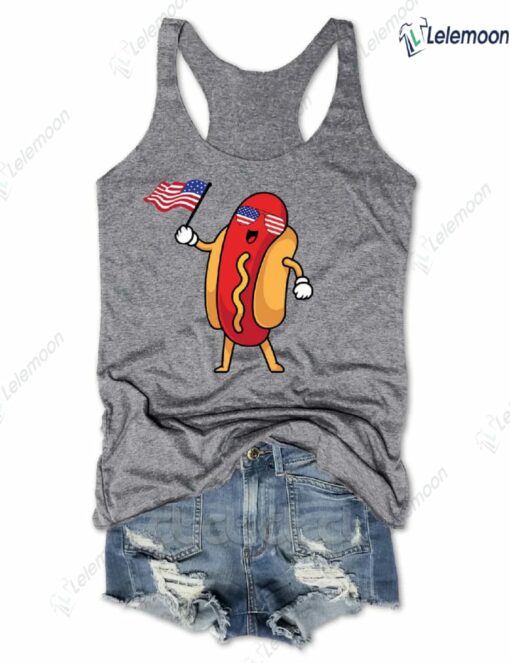 Hotdog 4th Of July Tank Top $26.95