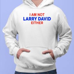 I Am Not Larry David Either I Am Not Bernie Shirt, Hoodie, Sweatshirt, Women Tee