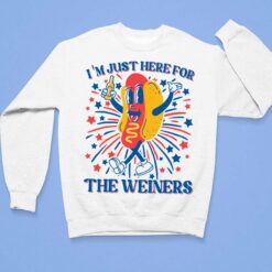 I'm Just Here For The Wieners Hot Dog Shirt, Hoodie, Sweatshirt, Women Tee $19.95
