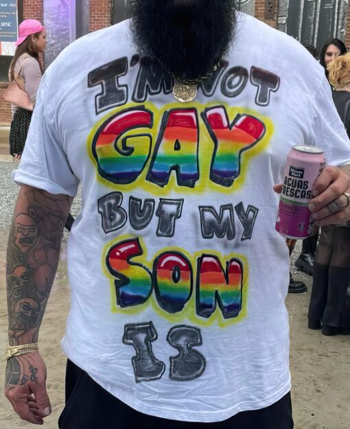I'm not gay but my son is t-shirt