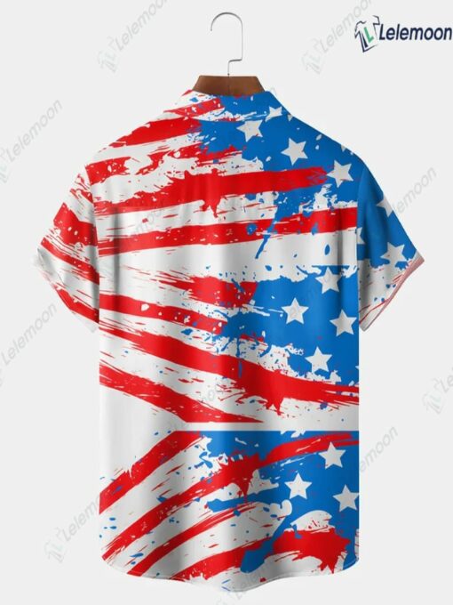 Indepndence Day Flag Dinosaur 4th Of July Shirt $36.95