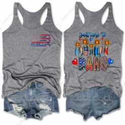 Just Here To Bang 4th Of July Tank Top