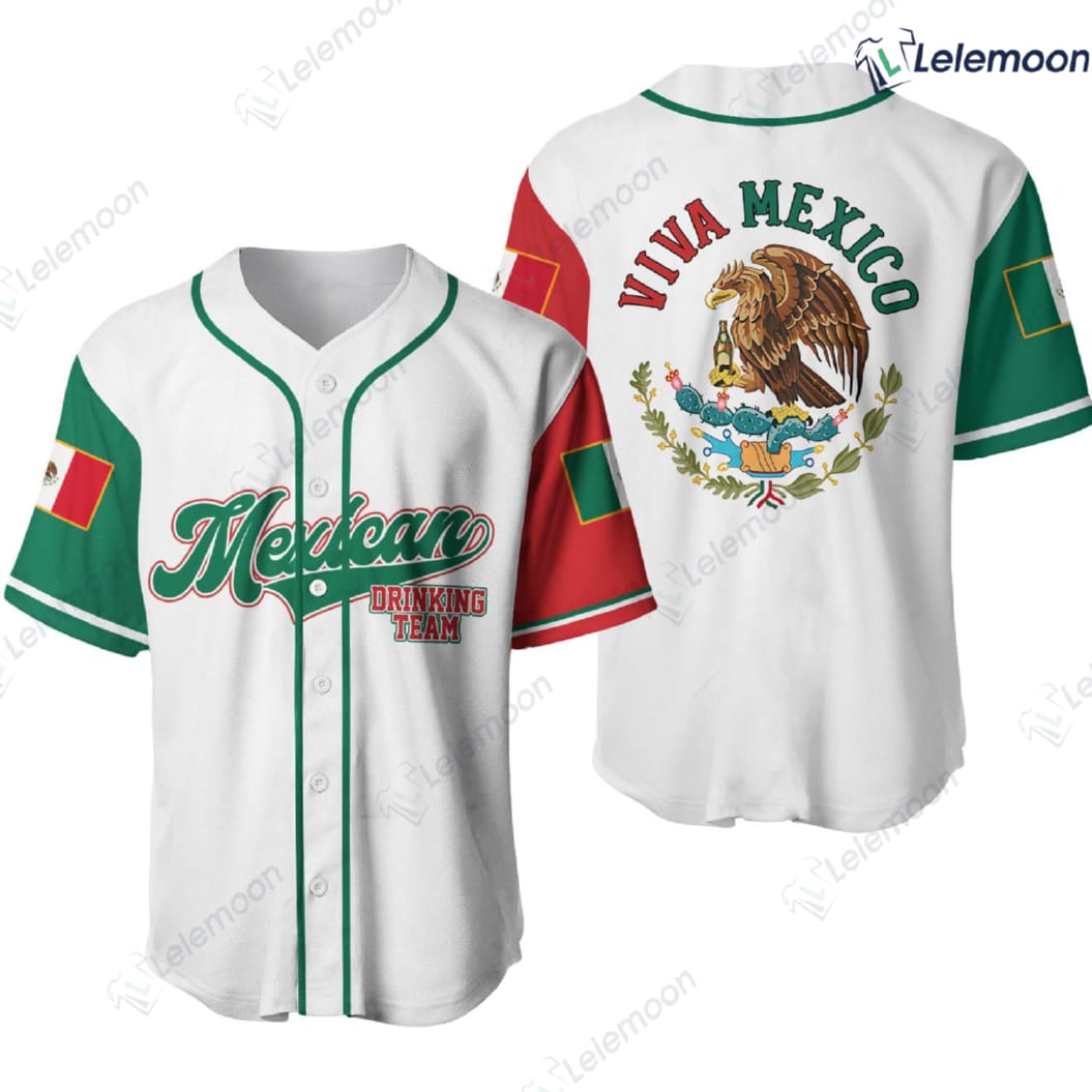 Mexican Drinking Team Baseball Jersey Shirt - Lelemoon