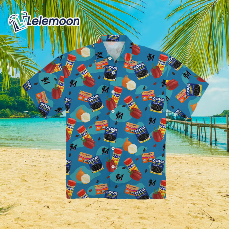 Miami Marlins 2023 Tropical Giveaway Hawaiian shirt Miami Marlins 2023 Tropical Giveaway Hawaiian shirt