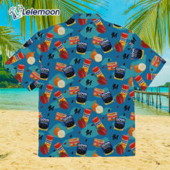 Miami Marlins 2023 Tropical Giveaway Hawaiian shirt