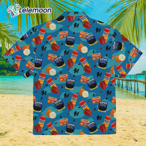 Miami Marlins 2023 Tropical Giveaway Hawaiian shirt