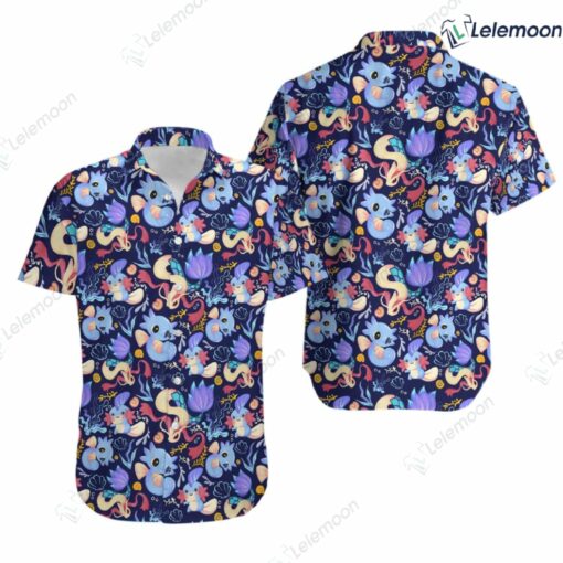 Milotic Water PKM Button Up Hawaiian Shirt $36.95