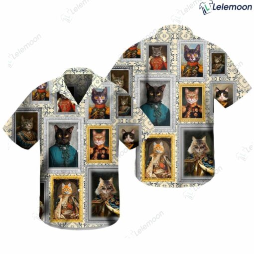 Noble Cat Aristocrat Unisex Hawaiian Shirt $36.95