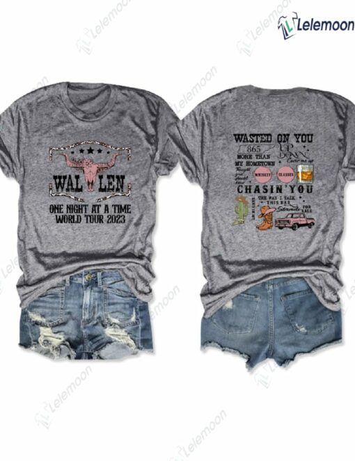 One Night At A Time World Tour Shirt $24.95