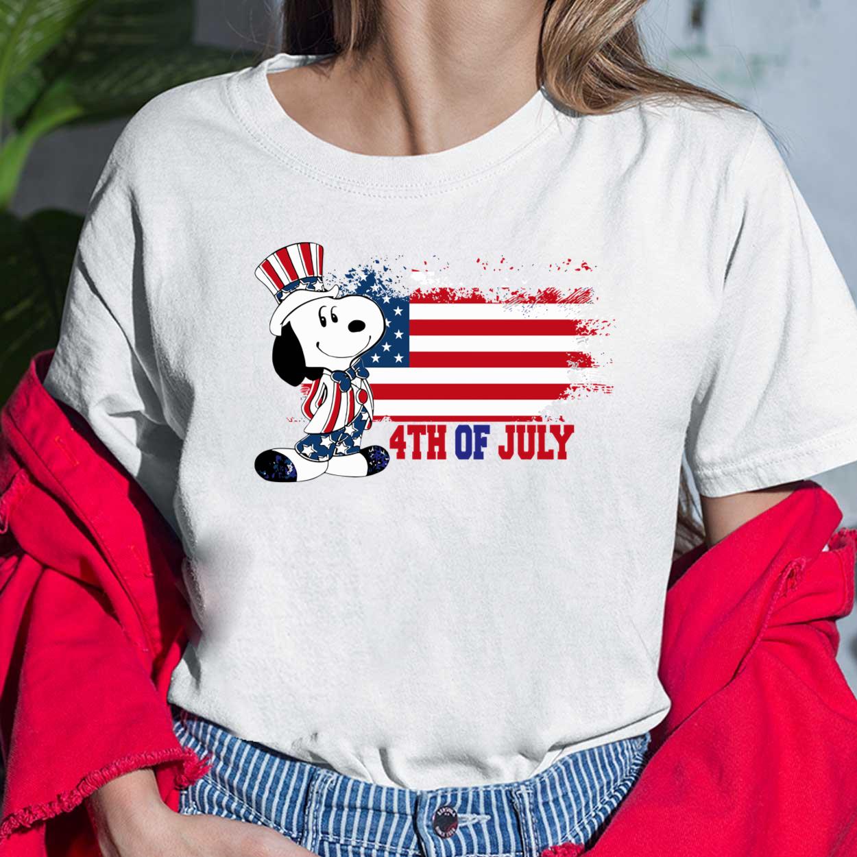 snoopy patriotic t shirt