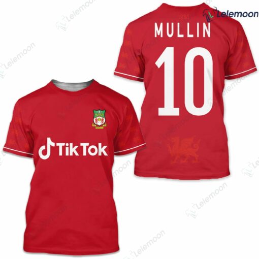 Paul Mullin Wrexham AFC Tiktok 3D Printed T-Shirt $32.95