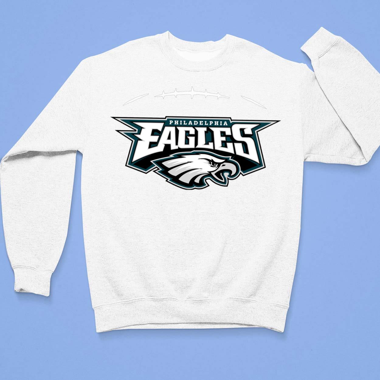 philadelphia eagles womens crewneck sweatshirt