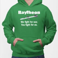 Raytheon We Fight For War You Fight For Us Shirt, Hoodie, Sweatshirt, Women Tee