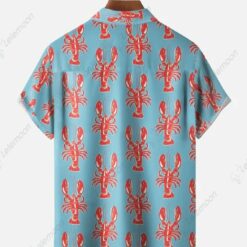 Red Lobster Short Sleeve Hawaiian Shirt $36.95