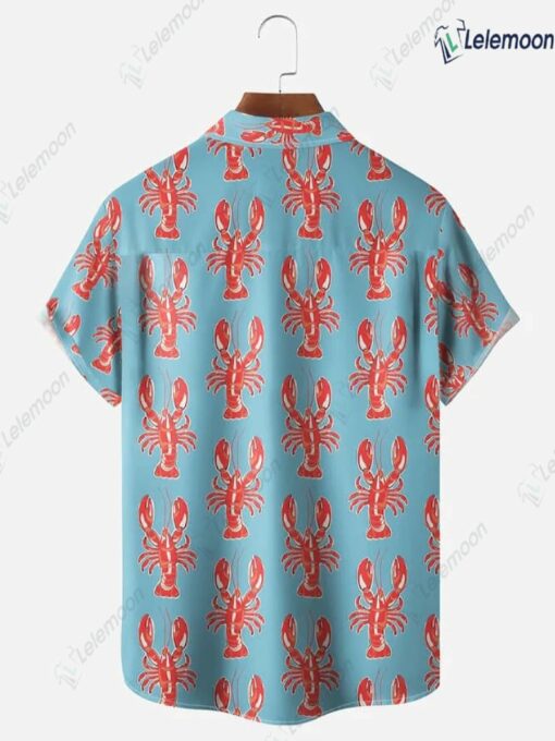 Red Lobster Short Sleeve Hawaiian Shirt $36.95