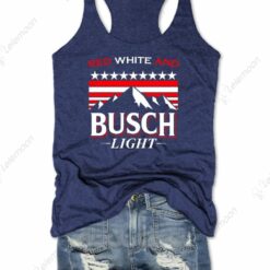 Red White And Busch Light Tank Top