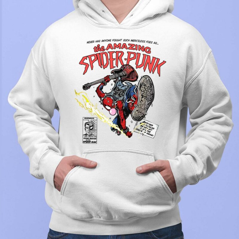 Retro The Amazing Spider Punk Shirt, Hoodie, Sweatshirt, Women Tee