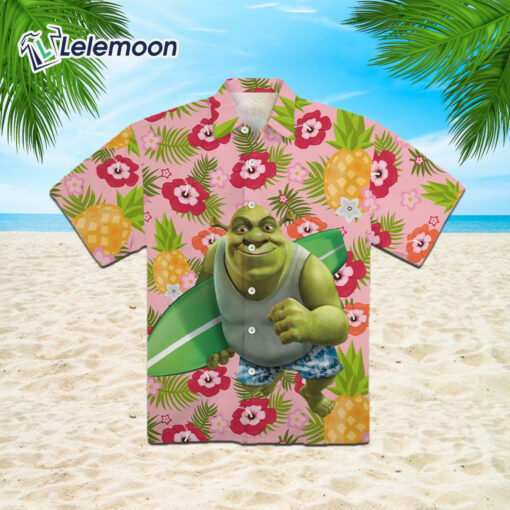 Shrek Hawaiian Aloha Shirt $36.95