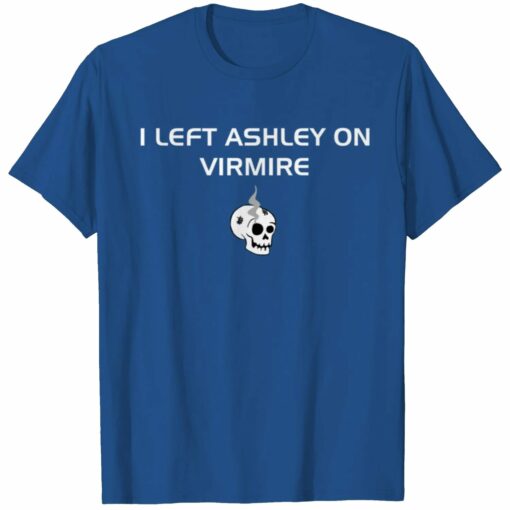 Skull I left Ashley on Virmire Fitted Shirt