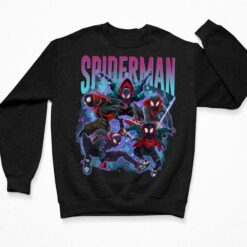 Spiderman Miles Morales Shirt, Hoodie, Sweatshirt, Women Tee $19.95