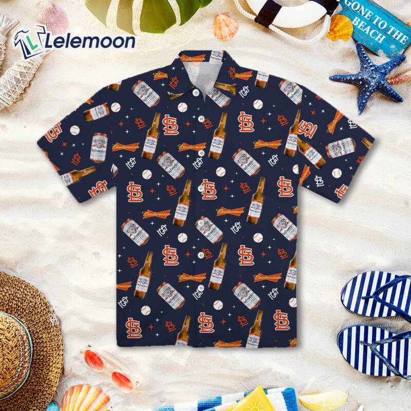 St Louis Cardinals Budweiser 2023 Hawaiian Shirt St Louis Cardinals Budweiser 2023 Hawaiian Shirt
