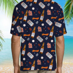 St Louis Cardinals Budweiser 2023 Hawaiian Shirt $36.95