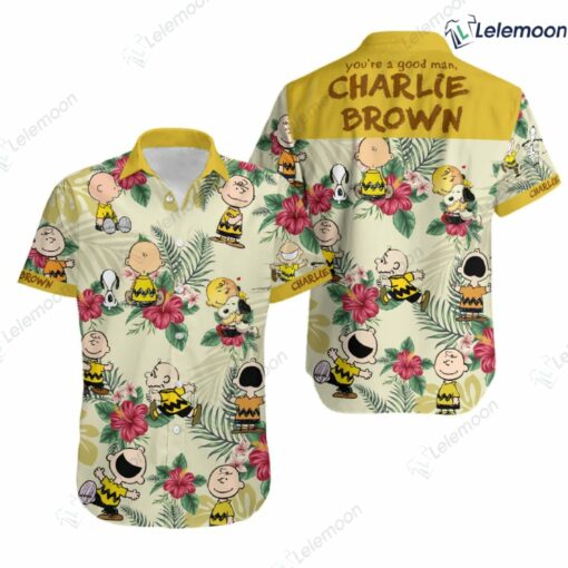 Summer You're A Good Man Charlie Brown Hawaiian Shirt $36.95