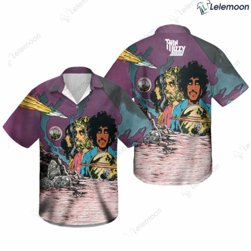 Thin Lizzy Vintage Unisex Hawaiian Shirt $36.95
