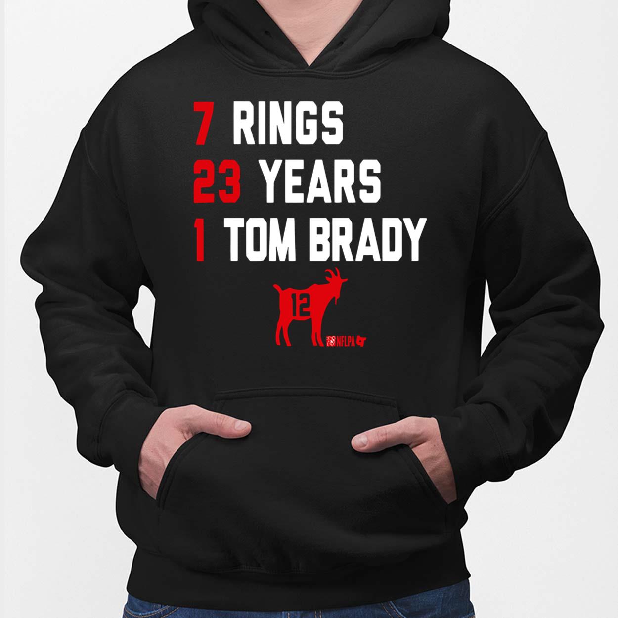 Tom Brady Goat List 2023 Shirt Hoodie Sweatshirt Women Tee