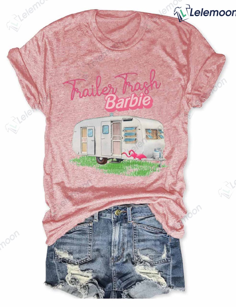 Vintage Camper Trailer Trash Barbie Shirt - Lelemoon