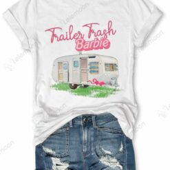 Vintage Camper Trailer Trash Barbie Shirt