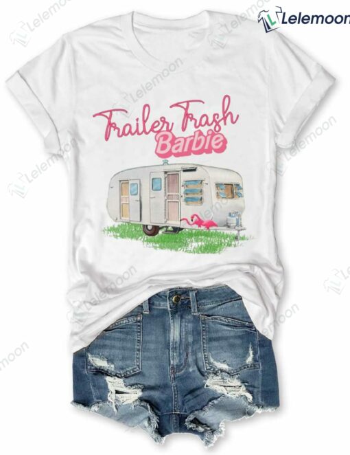 Vintage Camper Trailer Trash Barbie Shirt