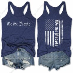 We The People 1776 American Flag Tank Top