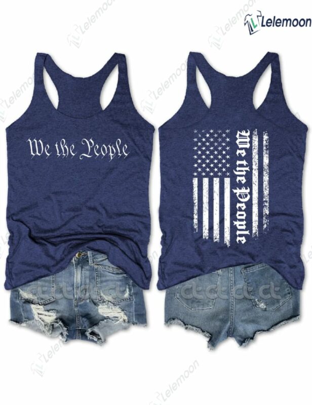 We The People 1776 American Flag Tank Top