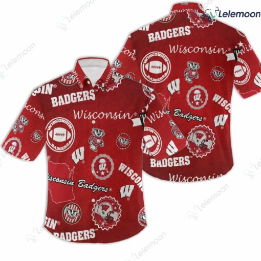 Wisconsin Badgers Hawaii Shirt $36.95