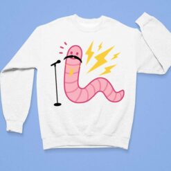 Worm With A Mustache Shirt, Hoodie, Sweatshirt, Women Tee $19.95