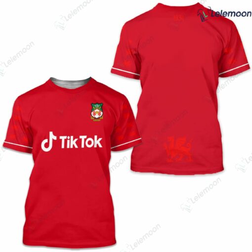 Wrexham AFC 3D Printed T-Shirt $32.95