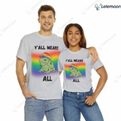 Y'all Means All LGBT Pride Frog Shirt