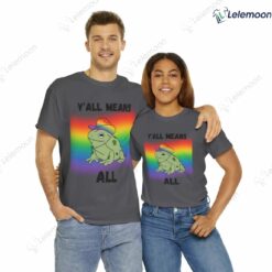 Y'all Means All LGBT Pride Frog Shirt