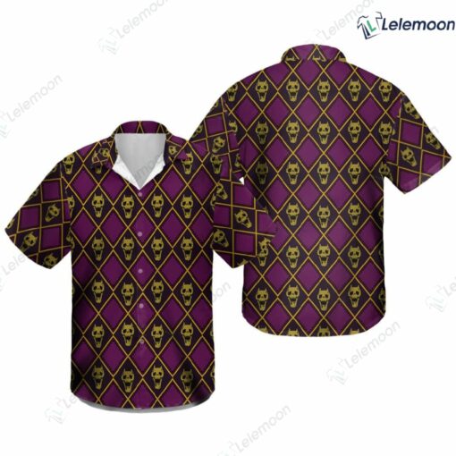 Yoshikage Kira Killer Queen Jojos Bizarre Adventure Hawaiian Shirt $36.95