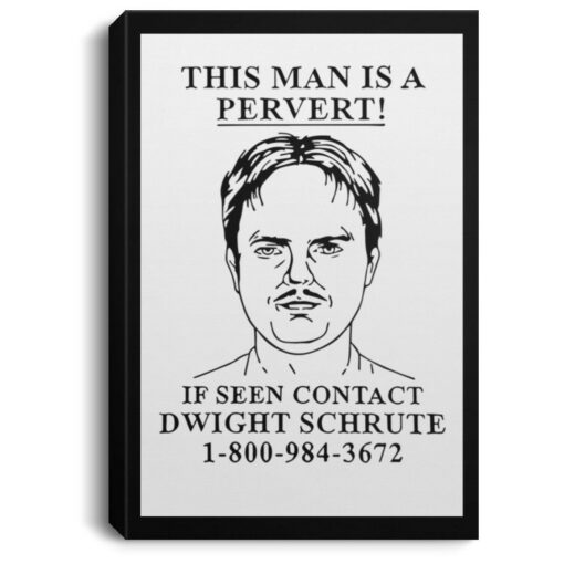 Jack Ryan Dwight Wanted Poster, Canvas $21.95